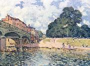 Alfred Sisley Brucke von Hampton Court Germany oil painting artist